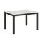 Table Extensible 90x120/380 Cm Everyday Evolution Frêne Blanc Cadre Anthracite