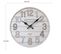 Horloge Murale Mdf Blanc Séjour Cuisine 33.8x33.8x4