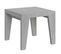 Table Extensible 90x90/246 Cm Naxy Ciment