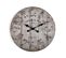 Horloge Murale Pour La Cuisine, Pendule Pour Salon Coffs 60x5x60 cm,bois, Gris