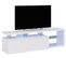 Meuble TV LED L.150 cm LEAD Blanc