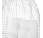 Fauteuil Dido Oeuf Suspendu Blanc + Support