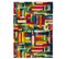 Tapis Rodier  Cromis  Multicolore 120x170 Cm