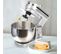 Robot Pâtissier KR200 - Multifonctions - 5 litres - 1200W - 6 Vitesses - 3 accessoires - Gris