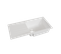 Évier Resiroc Avec 1 Bac + Égouttoir 100cm - Blanc