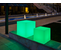Cube Lumineux Cuby 45 Solaire+batterie Rechargeable LED/rgb