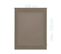 Store Enrouleur Polyester Opaque Multicolore 250x100x1 Cm Taupe