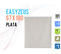 Store Enrouleur Easyfix Polyester Opaque Multicolore 180x67x1 Cm Argent