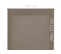 Store Enrouleur Polyester Opaque Multicolore 175x160x1 Cm Taupe