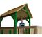 Atka Maison Enfant Avec Bac à Sable et Toboggan Gris   Aire De Jeux Pour L'extérieur En Marron et