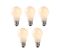 Lot De 5 Lampes à Incandescence E27 LED Verre Opale 1w 70 Lm 2200k