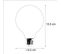 Lampe LED E27 Dimmable G95 Goldline 5w 360 Lm 2200k