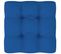 Coussin De Palette Bleu Royal 50x50x10 Cm Tissu