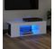 Meuble TV Avec Lumières LED Blanc 90x39x30 Cm