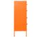Commode Orange 80x35x101,5 Cm Acier