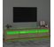 Meuble TV Avec Lumières LED Chêne Sonoma 210x35x40 Cm