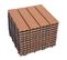 Lot De 66 Dalle De Terrasse En Composite Bois-plastique. 6 M². 30x30 Cm Jaune-brun